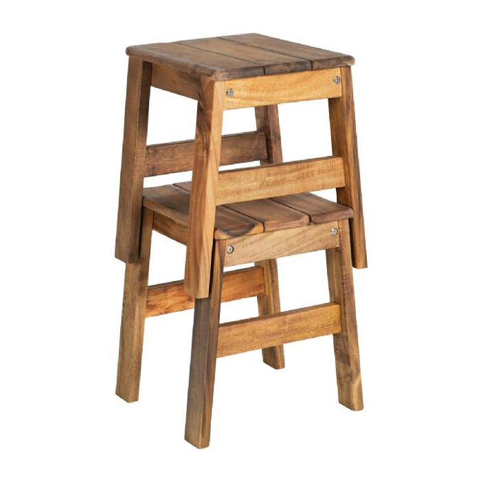 Alternate Image #1 of Acadia Outdoor Stool- Set of 2 (Ready to Assemble)