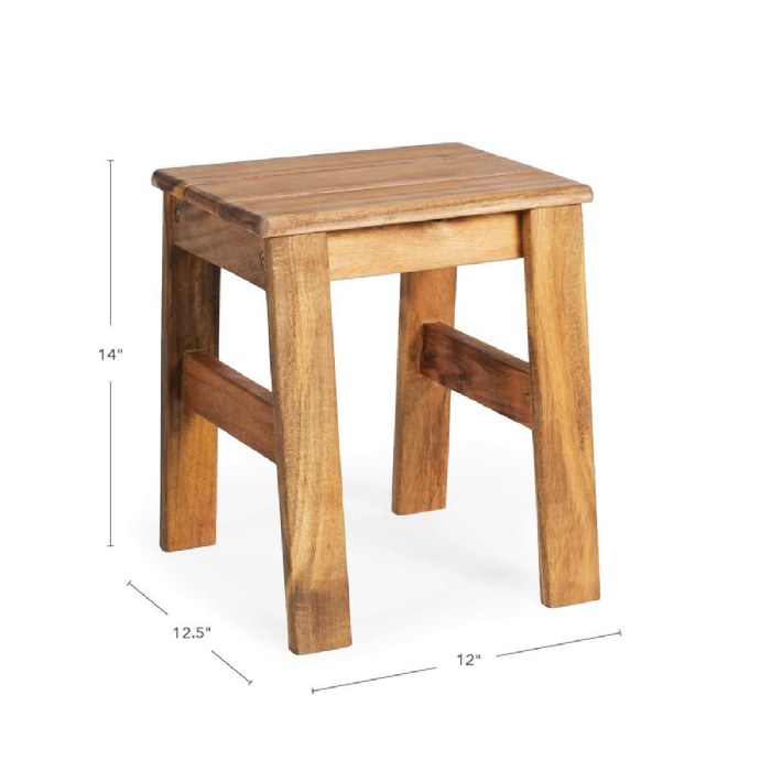 Alternate Image #1 of Acadia Outdoor Stool- Set of 2 (Ready to Assemble)