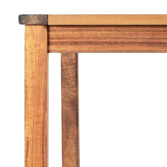 Alternate Image #1 of Acadia Outdoor Long Table 30" x 60" (Ready to Assemble)