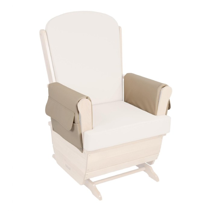 Primary Image of Comfort Glider Replacement Vinyl Armrest Cushions