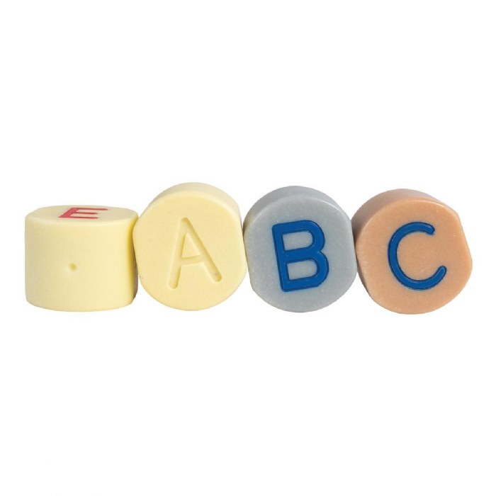 Primary Image of Uppercase Alphabet Stamping Stones - 26 pieces