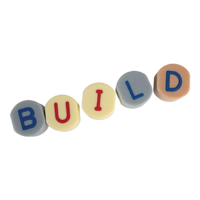 Alternate Image #1 of Uppercase Alphabet Stamping Stones - 26 pieces