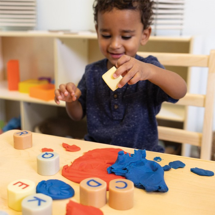 Alternate Image #1 of Uppercase Alphabet Stamping Stones - 26 pieces