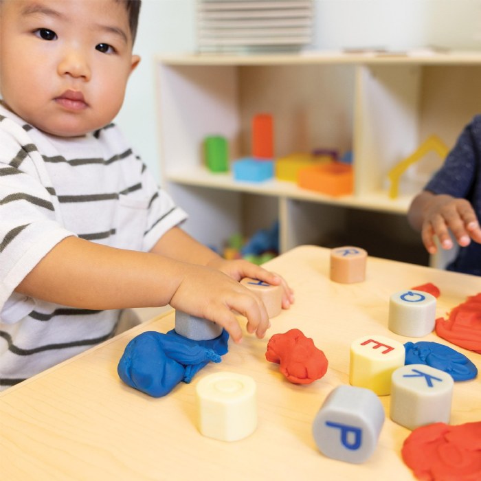 Alternate Image #1 of Uppercase Alphabet Stamping Stones - 26 pieces