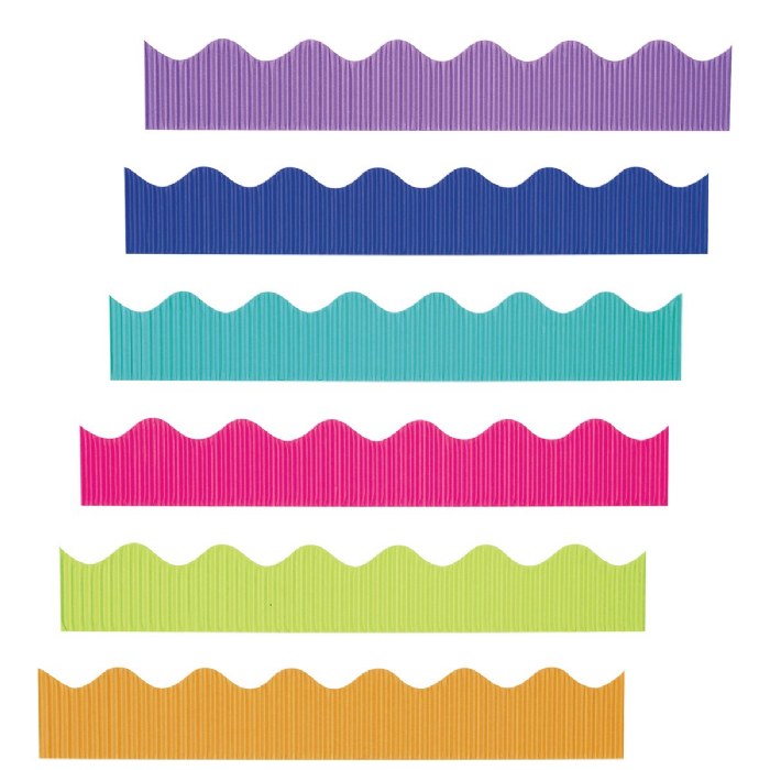 Primary Image of Corrugated Bordette - Brights