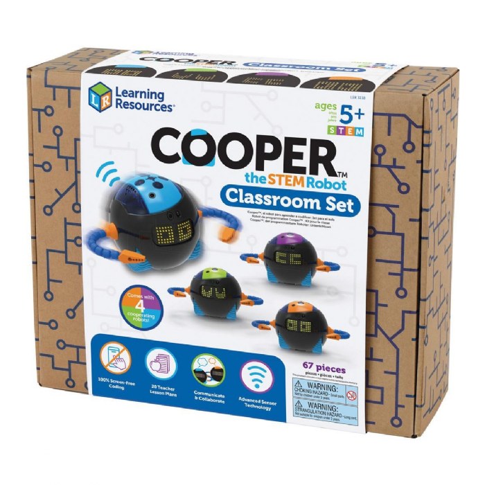 Alternate Image #1 of Cooper&trade; the Stem Robot Classroom Set