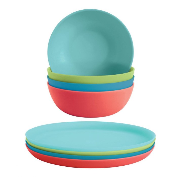 Primary Image of Multi-color Plates and Bowls