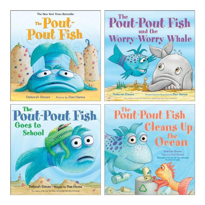 Primary Image of Pout-Pout Fish Board Books - Set of 4