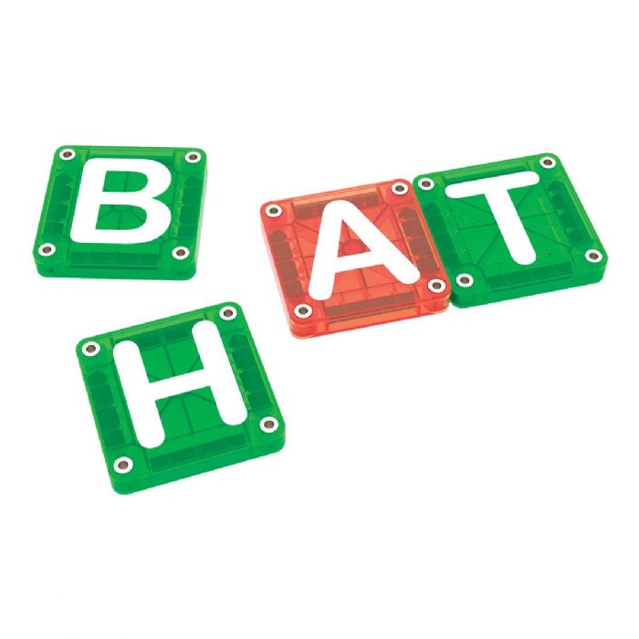 Alternate Image #1 of MAGNA-TILES&reg; microMAGS LEARN Letters&trade; - 56 Uppercase Piece Set