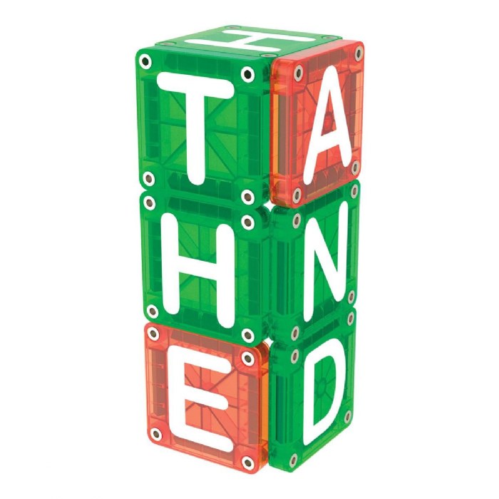 Alternate Image #1 of MAGNA-TILES&reg; microMAGS LEARN Letters&trade; - 56 Uppercase Piece Set