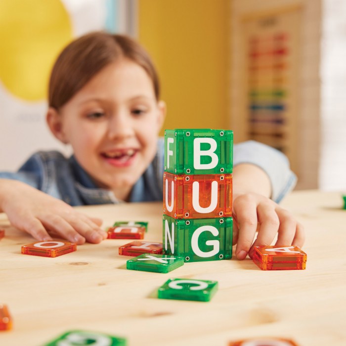 Alternate Image #1 of MAGNA-TILES&reg; microMAGS LEARN Letters&trade; - 56 Uppercase Piece Set