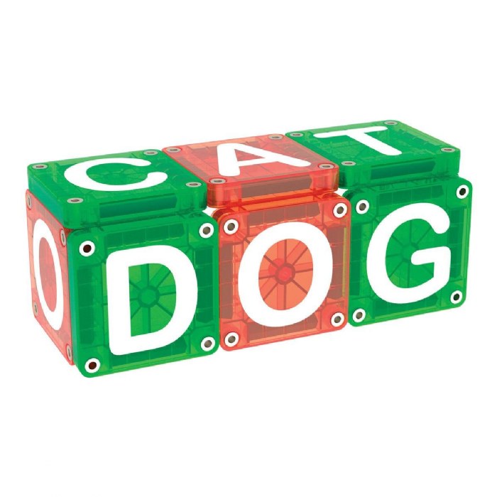 Alternate Image #1 of MAGNA-TILES&reg; microMAGS LEARN Letters&trade; - 56 Uppercase Piece Set