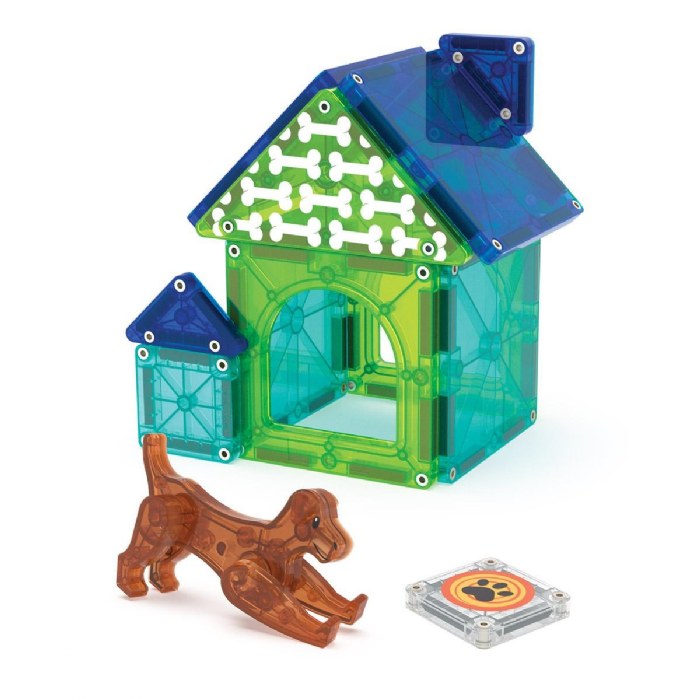 Alternate Image #1 of MAGNA-TILES&reg; Dog House - 13 Piece Set
