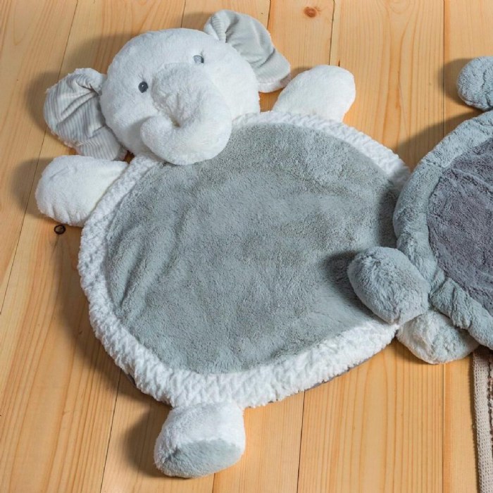 Alternate Image #1 of Plush 31" Elephant Baby Mat