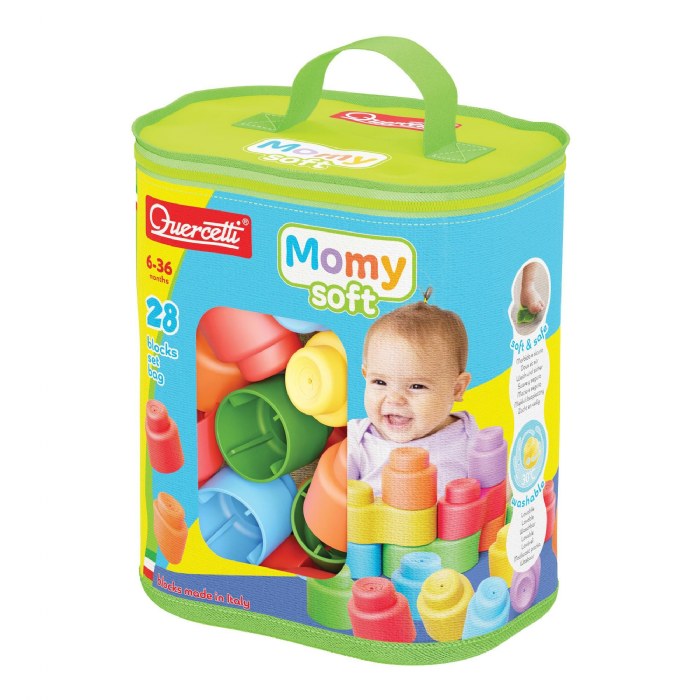 Alternate Image #1 of Soft Stack Baby Bricks - 28 Pieces