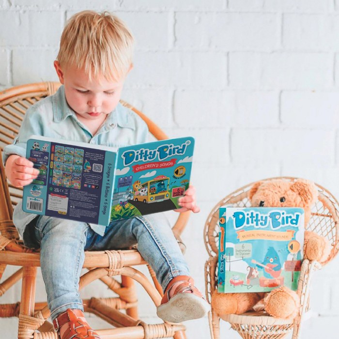 Alternate Image #1 of Ditty Bird Black & White and Touch Colors Sound Books - Set of 2