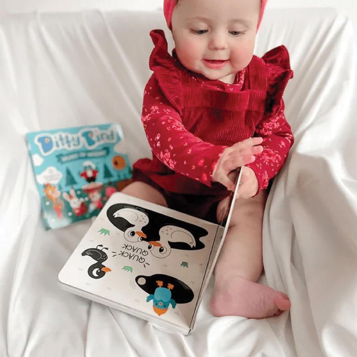 Alternate Image #1 of Ditty Bird Black & White and Touch Colors Sound Books - Set of 2