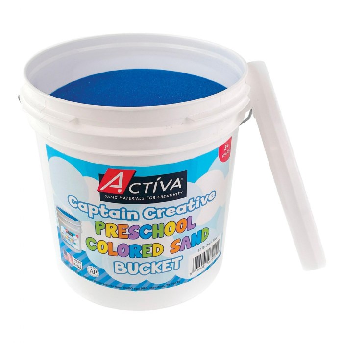 Alternate Image #1 of 12 lb Bucket Colored Sand