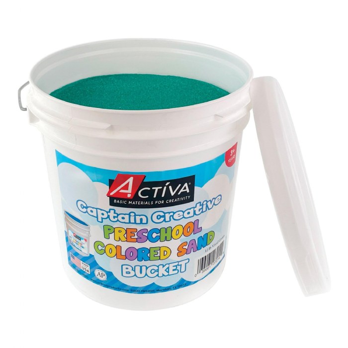 Alternate Image #1 of 12 lb Bucket Colored Sand