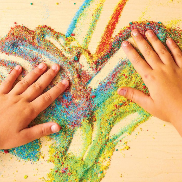 Alternate Image #1 of 12 lb Bucket Colored Sand - Dark Blue