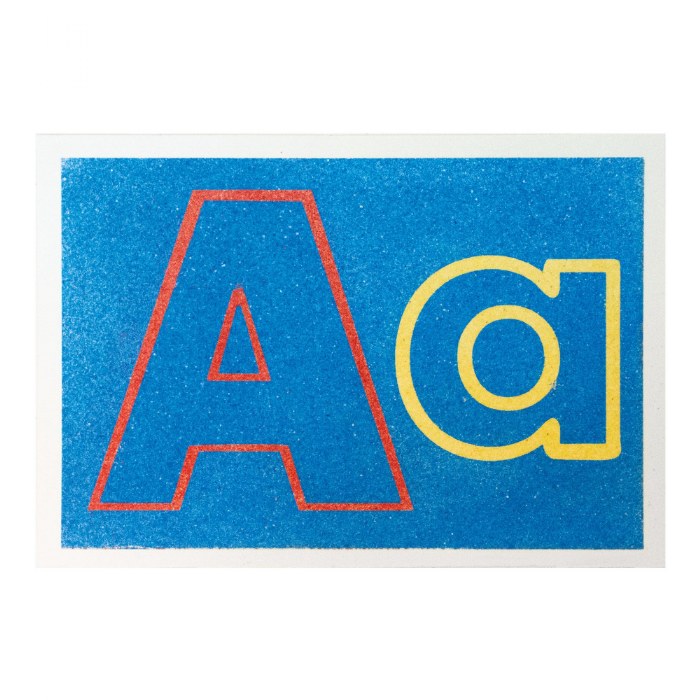 Alternate Image #1 of Alphabet-Themed Sand Art Sticker Set � 30 Sheets