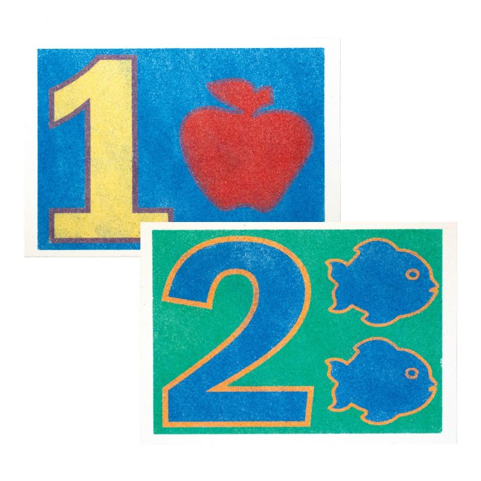 Alternate Image #1 of Numbers-Themed Sand Art Sticker Set � 30 Sheets