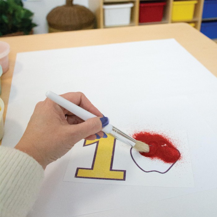 Alternate Image #1 of Numbers-Themed Sand Art Sticker Set � 30 Sheets