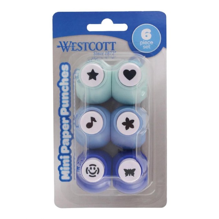 Alternate Image #1 of Mini Paper Shape Punches - Set of 6