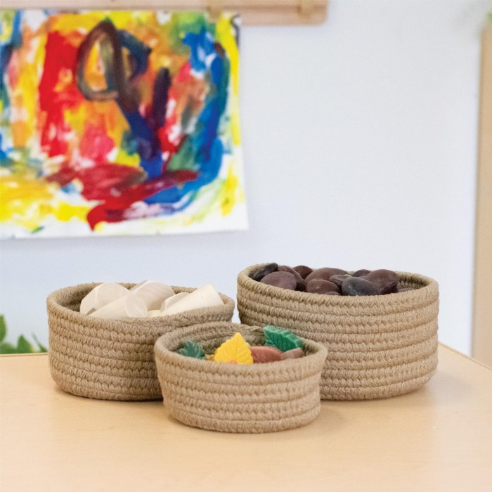 Alternate Image #1 of Soft Storage Nesting Baskets - Moss Green - Set of 3