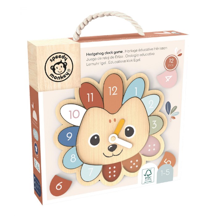 Alternate Image #1 of Hedgehog Clock Puzzle