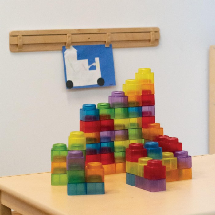 Alternate Image #1 of Translucent Soft Blocks - 80 Pieces