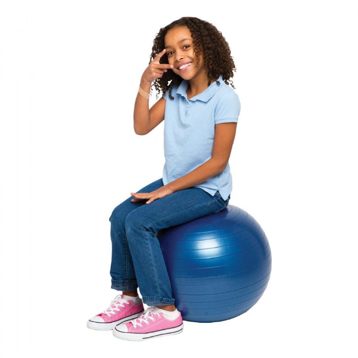 Alternate Image #1 of Bouncyband&reg; No-Roll Balance Ball - 45 CM