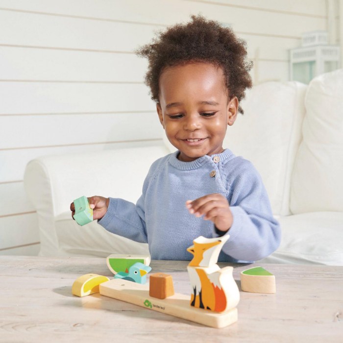 Alternate Image #1 of Foxy Magnetic Wooden Stacker