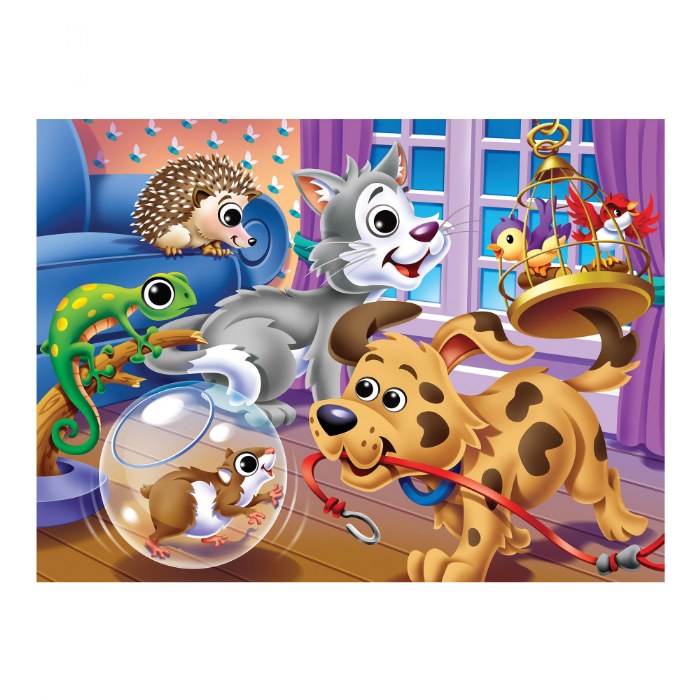 Primary Image of Googly Eyes Pets Puzzle -48 Pieces