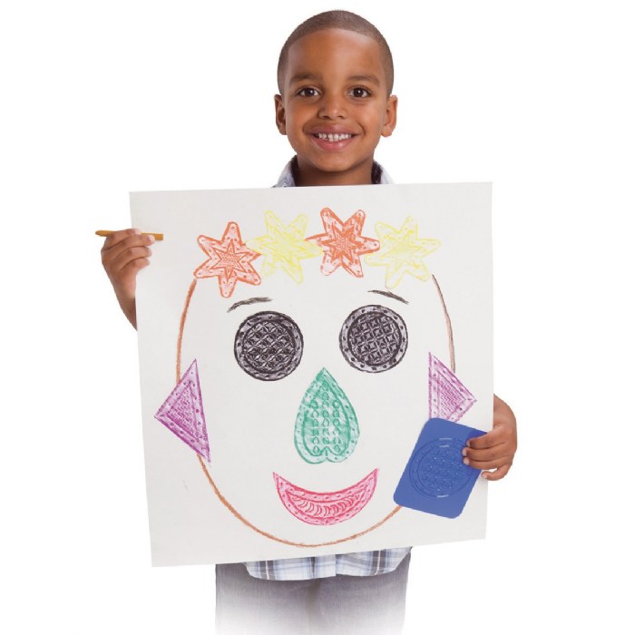 Alternate Image #1 of Shapes Rubbing Plates - Set of 16