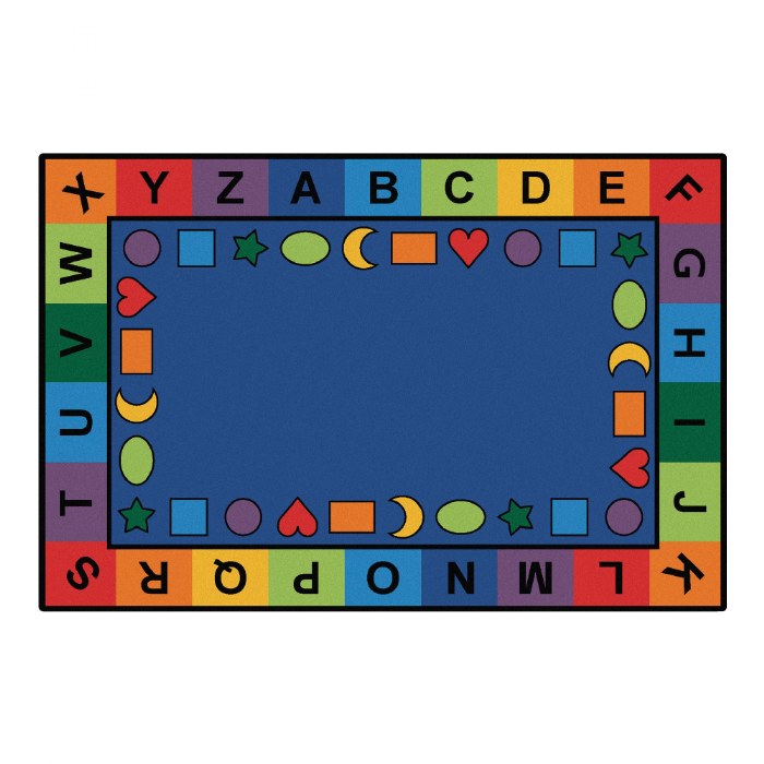 Primary Image of Alphabet and Shapes Carpets - Rectangle