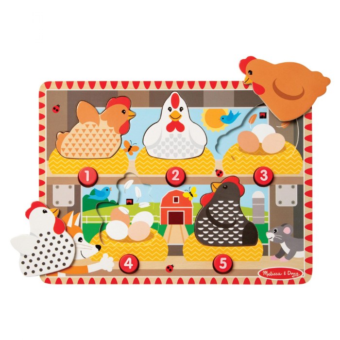 Alternate Image #1 of Push to POP Happy Hens Puzzle