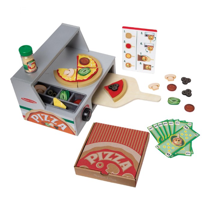 Alternate Image #1 of Wooden Pizza Counter - 41 Pieces