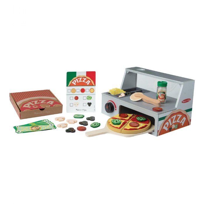 Alternate Image #1 of Wooden Pizza Counter - 41 Pieces
