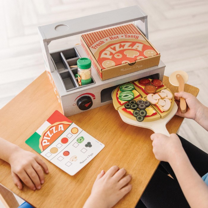 Alternate Image #1 of Wooden Pizza Counter - 41 Pieces