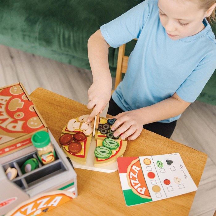 Alternate Image #1 of Wooden Pizza Counter - 41 Pieces