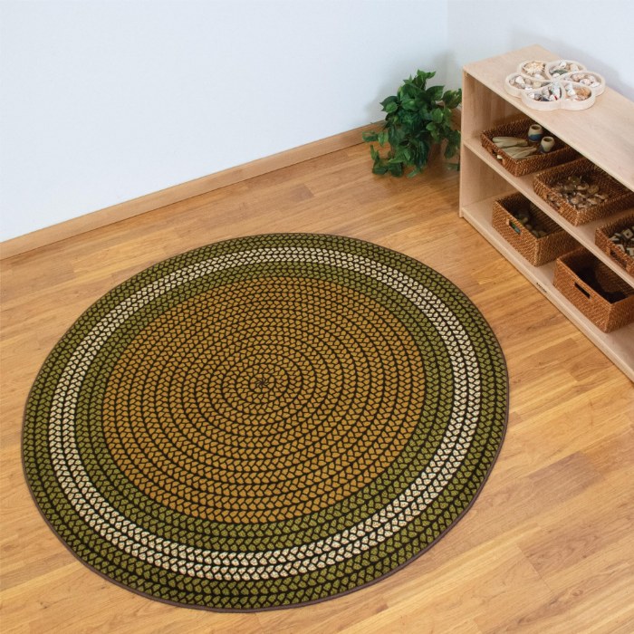 Alternate Image #1 of Braidful in Nature Carpet - 6' Round - Brown