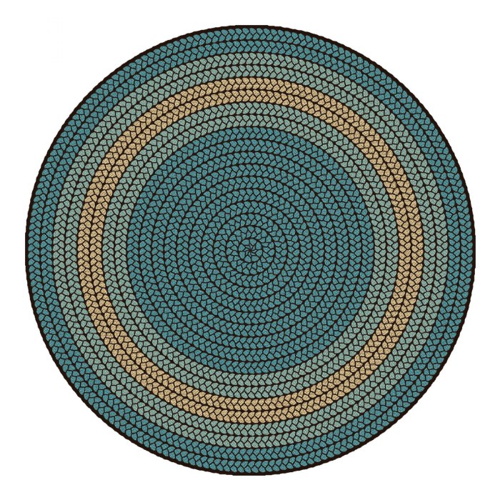 Alternate Image #1 of Braidful in Nature - 6' Round Carpets