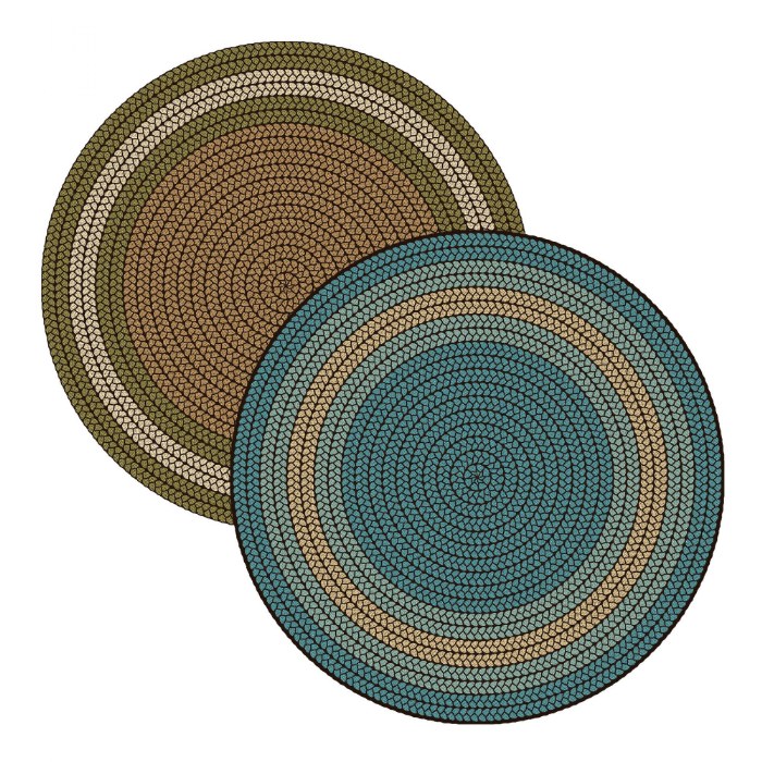 Primary Image of Braidful in Nature - 6' Round Carpets