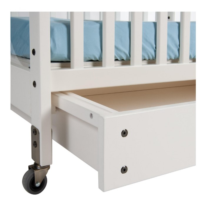 Alternate Image #1 of White Safe & Sound&trade; Crib Drawer