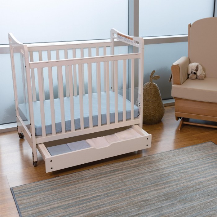 Alternate Image #1 of White Safe & Sound&trade; Crib Drawer