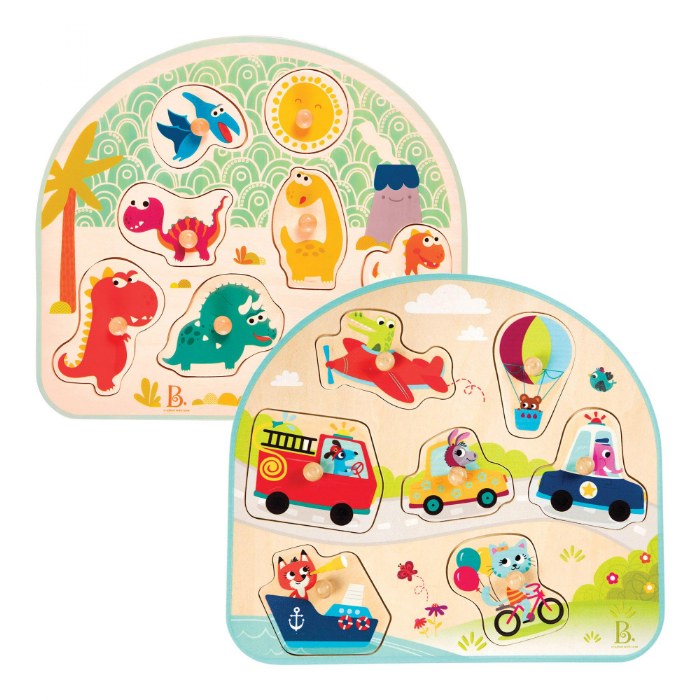 Primary Image of Wooden Peg Puzzles