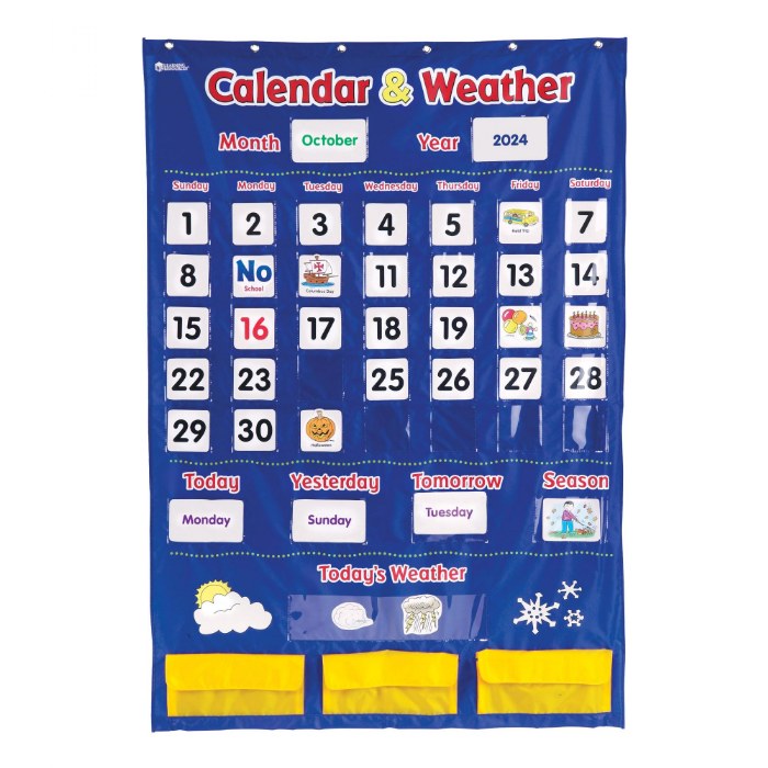 Primary Image of Calendar and Weather Pocket Chart