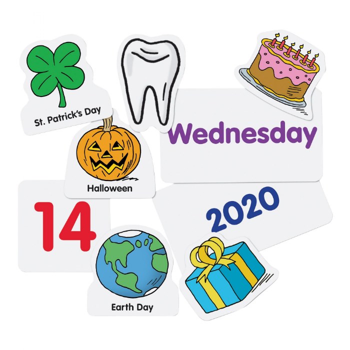 Alternate Image #1 of Calendar and Weather Pocket Chart