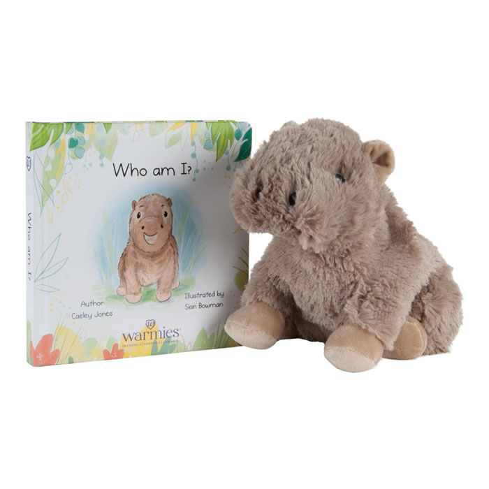 Primary Image of Warmies&reg; Microwavable Plush 13" Capybara and Board Book